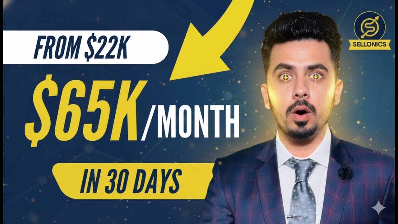 Case study thumbnail: from $22K to $65K per month in 30 days